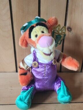 Plush 13 InchTiger Exclusive Disney Store Elf Stuffed Toy Jingle Bell Hat